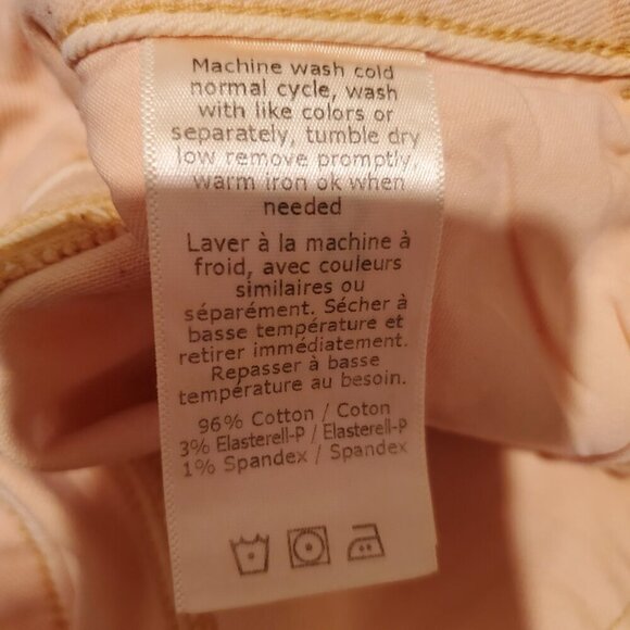 Sanctuary Anthropologie Fearless High Rise Denim Shorts Desert Marigold 28 - Picture 4 of 5